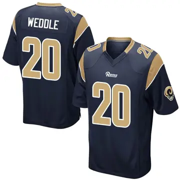 Los Angeles Rams Eric Weddle Gold Color Rush Legend Jersey - Bluefink