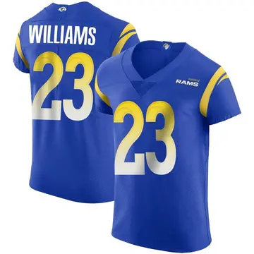 Men's Los Angeles Rams #23 Kyren Williams Royal Vapor Untouchable Limited  Stitched Football Jersey on sale,for Cheap,wholesale from China