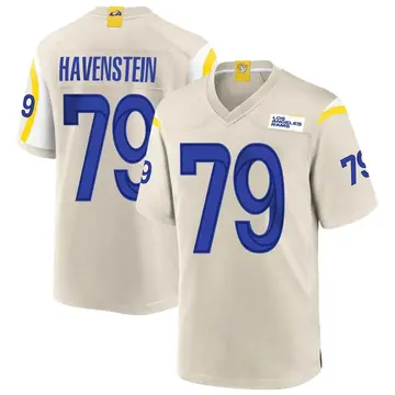 NFL Auction  STS - Rams Rob Havenstein Historic Monday Night Game Used  Jersey Size 42 (11/19/18)