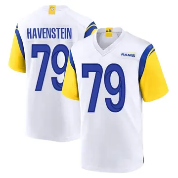 NFL Auction  STS - Rams Rob Havenstein Historic Monday Night Game Used  Jersey Size 42 (11/19/18)