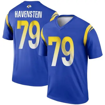 NFL Auction  STS - Rams Rob Havenstein Historic Monday Night Game Used  Jersey Size 42 (11/19/18)