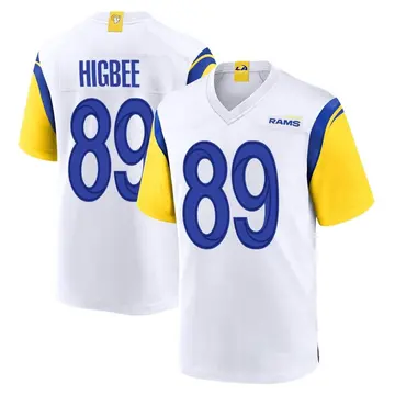 Crucial Catch - Rams Tyler Higbee Game Used Jersey (10/8/17) Size 44