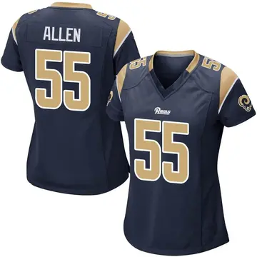 Troy Reeder Women's Nike Los Angeles Rams Bone Custom Game Jersey