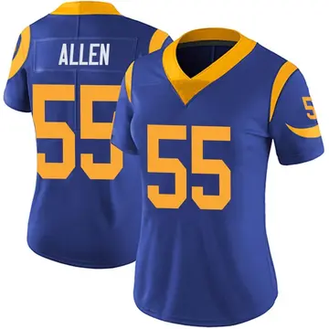 Brian Allen Limited No.55 White Vapor Untouchable Men's Rams Jersey