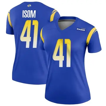 Troy Reeder Women's Nike Los Angeles Rams Bone Custom Game Jersey