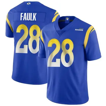 28 Limited Marshall Faulk White Nike NFL Road Men's Jersey Los Angeles Rams  Vapor Untouchable Super Bowl LIII Bound on sale,for Cheap,wholesale from  China