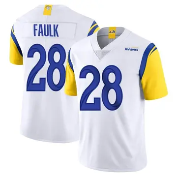 Women's Nike Marshall Faulk Royal Los Angeles Rams Game Retired Player  Jersey